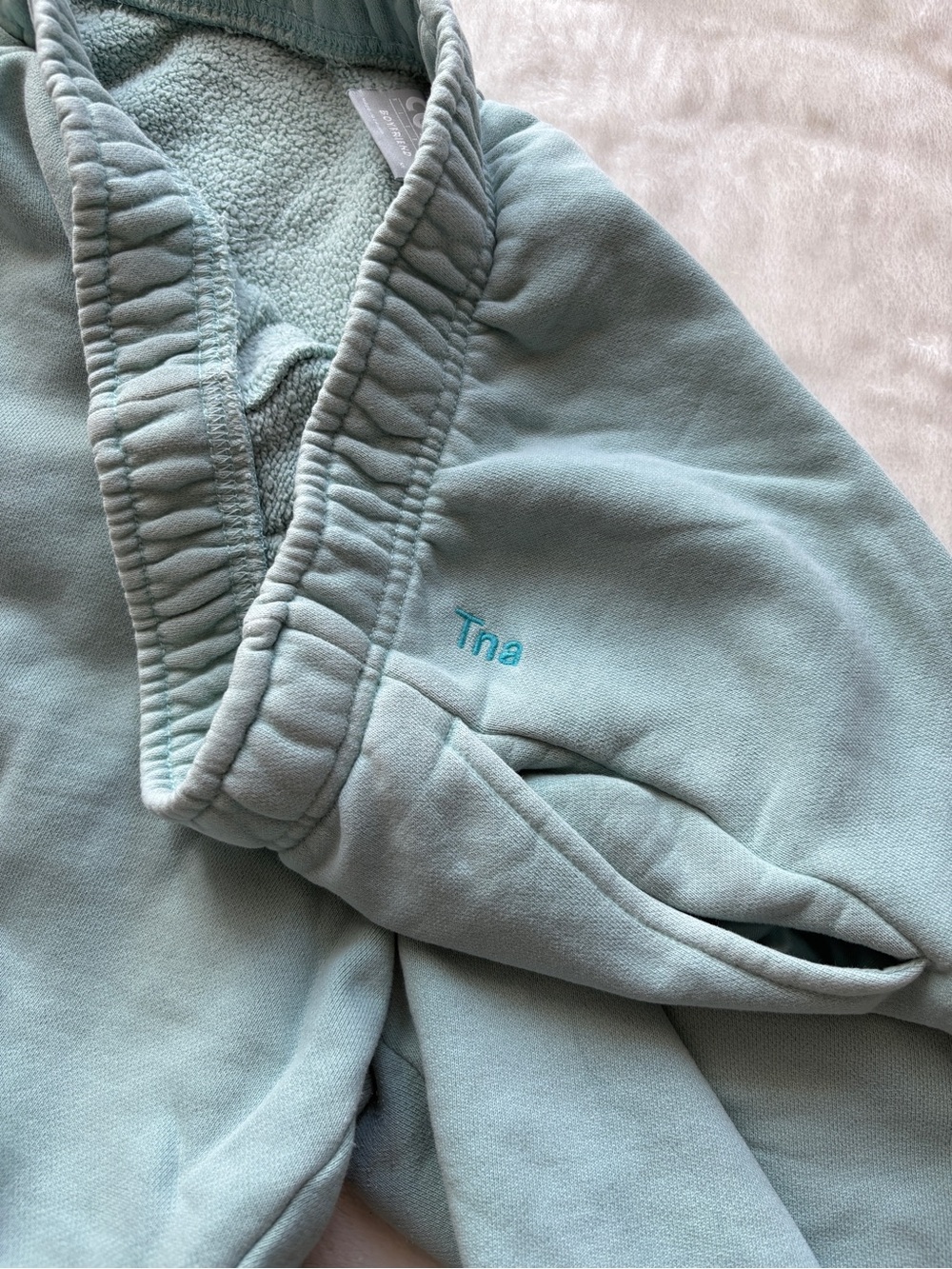 TnaLight Teal Fleece Pajama Pants